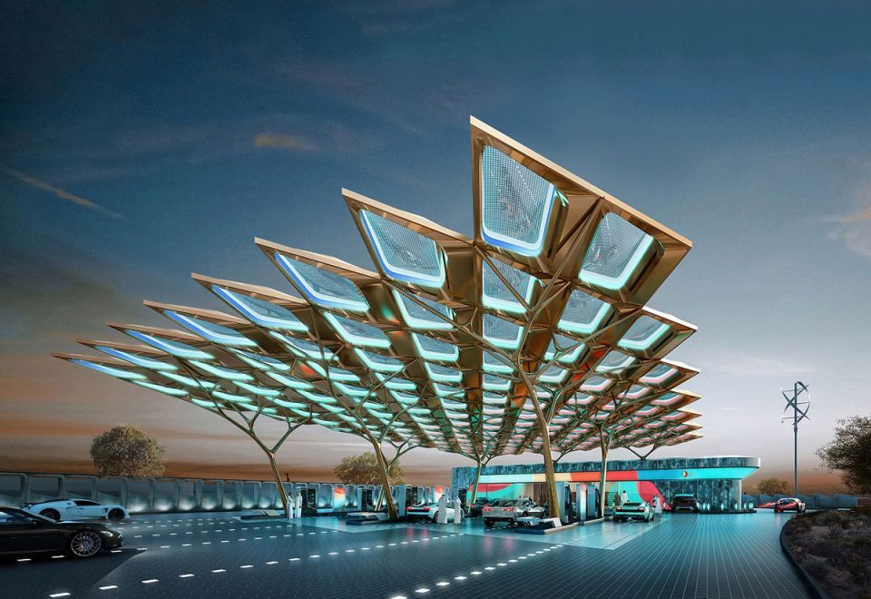 ENOC unveils 'Ghaf tree' inspired service station for Expo 2020 Dubai